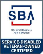 SBA Certified Service Disabled Veteran Owned Small Business